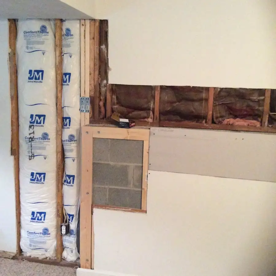 Wall insulation replacement during Structural Drying in Kearns